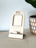 Mini Payment Stand - Branded Square/Shopify Wisepad 3 Upright Tap - QR Code - Business Card Holder