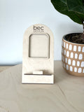 Mini Payment Stand - Branded Square/Shopify Wisepad 3 Upright Tap - QR Code - Business Card Holder